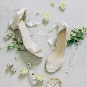 Bella Belle Shoes Bella Belle Ardelia Open Toe Ankle Wrap